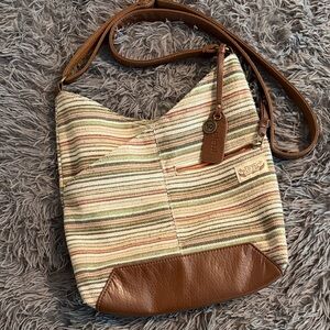 Pistil Multicolor Striped Shoulder Bag